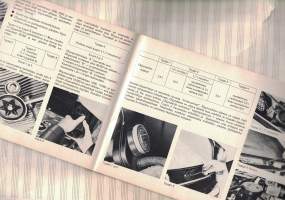 Volkswagen käyttöohjekirja osa 2, Ajo-ohjeita, auton puhdistus, huoltovihjeitä - Tyypit 1,2, 3 ja 4, elokuu 1972