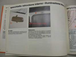 Renault 5 -ohjekirja italiaksi