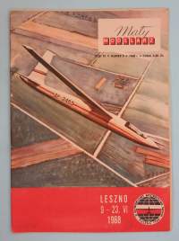 Mały Modelarz ‑lehden numeron Rok XI nr 5/ 1968. ( Maly Modelarz Miesiecznik Ligi Obrony Kraju DLA Mtodziezy   Rok XI, numer 5 / 1968 r. Cena 4,5zt)