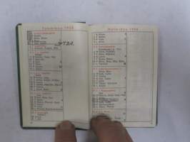 Ajastaika 1956 -taskukalenteri / taskualmanakka