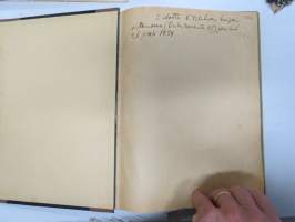 Pyrkijä 1936 -sidottu vuosikerta ("sidottu E. Tiluksen kirjansitomossa (Oulu, Isokatu 28, 20.12.1937"), Nuorisoseuraliikkeen lehtijulkaisu, monipuolinen sisältö