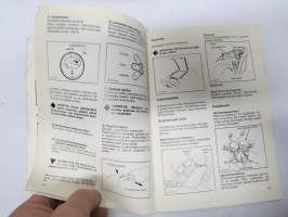 Ski-Doo Safari, Scout / Cheyenne, L / LX / LCE / GLX, Formula, MX / MX-XTC, Plus E / Plus XTC, Mach 1 / Mach 1 XTC -käyttöohjekirja