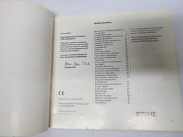 Stihl 021, 023, 025 moottorisaha -käyttöohje