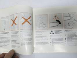 Stihl 021, 023, 025 moottorisaha -käyttöohje