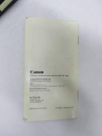 Canon Palmtronic F5 -taskulaskin + käyttöohjekirja + alkuperäinen kotelo