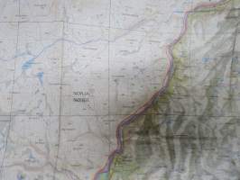 Paistunturit + Utsjoki -topografinen kartta