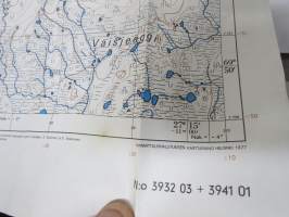 Utsjoki - Ohtsejohka -topografinen kartta