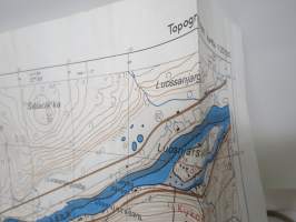 Utsjoki - Ohtsejohka -topografinen kartta