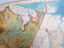 Suomi (Suur-Suomi) 1933 -kartta