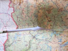 Suomi (Suur-Suomi) 1933 -kartta