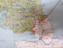 Suomi (Suur-Suomi) 1933 -kartta