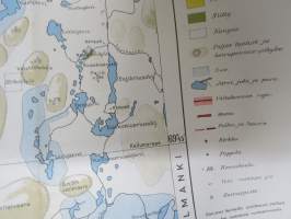 Utsjoki 1931 Taloudellinen kartta, uusintapainos 1968