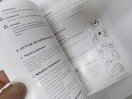 Toyota Parking Aid TPA400 Owner´s Manual, käyttöohjekirja, monikielinen, mysö suomi