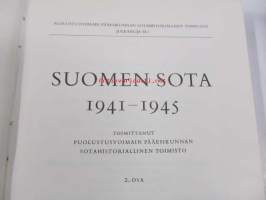 Suomen sota 1941-1945 2. osa Laatokan Karjalan valtaus ja eteneminen Aunuksen kannakselle. Kansipaperit