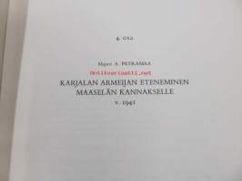 Suomen sota 1941-1945 4. osa Karjalan armeijan eteneminen Maaselän kannakselle v. 1941. Paperikannet