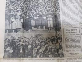 Uusi Aura pe 1.6.1951, Lakkiaiset, Koksi säännöstelty, Turun kauppakorkeakoulun ensimmäiset ekonomit, Hemmo Airamo, ym.