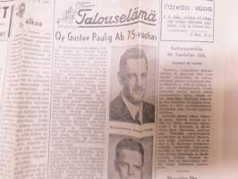Uusi Aura pe 1.6.1951, Lakkiaiset, Koksi säännöstelty, Turun kauppakorkeakoulun ensimmäiset ekonomit, Hemmo Airamo, ym.