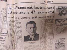 Uusi Aura pe 1.6.1951, Lakkiaiset, Koksi säännöstelty, Turun kauppakorkeakoulun ensimmäiset ekonomit, Hemmo Airamo, ym.