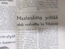 Uusi Aura su 3.6.1951, Raisio - Upalinko kartano palanut, Uudenkaupungin saaristossa, Palontorjuntaviikko, ym.