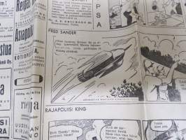 Uusi Aura su 3.6.1951, Raisio - Upalinko kartano palanut, Uudenkaupungin saaristossa, Palontorjuntaviikko, ym.