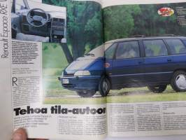 Tekniikan Maailma 1992 nr 16, Perheautojen suurvertailu, Kotimikrot, Renault Espace, Farnborough ilmailunäyttely, ym.