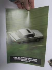 Saab kesähuoltotarjous -myyntiesite