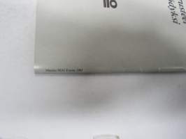 Saab lisävarusteet 1983 -myyntiesite