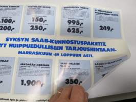 Saab syyskunnostus -myyntiesite