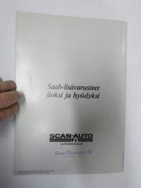 Saab lisävarusteet -myyntiesite