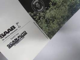 Saab lisävarusteet 1985 -myyntiesite