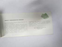 Volvo henkilöautot huoltokirja / 24.4.1968 toimitettu EYN-87, hyväkuntoinen, vain 2237 km huolto merkitty