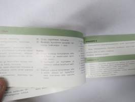 Volvo henkilöautot huoltokirja / 24.4.1968 toimitettu EYN-87, hyväkuntoinen, vain 2237 km huolto merkitty