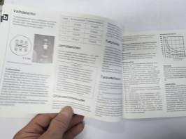 Saab 99 M 1982 käyttöohjekirja