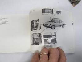 Saab 99 M 1982 käyttöohjekirja