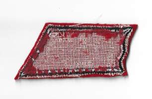 Kenttätykistö  - kauluslaatat   vanha  1 kpl