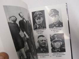 Teloitetut Kolmannen valtakunnan kenraalit v. 1942-1961 (etulehdellä on Parlandin omiste ja nimikirjoitus kirjan saaneelle henkilölle)