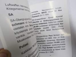 Teloitetut Kolmannen valtakunnan kenraalit v. 1942-1961 (etulehdellä on Parlandin omiste ja nimikirjoitus kirjan saaneelle henkilölle)