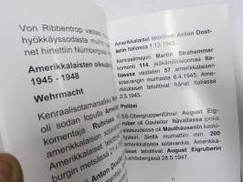Teloitetut Kolmannen valtakunnan kenraalit v. 1942-1961 (etulehdellä on Parlandin omiste ja nimikirjoitus kirjan saaneelle henkilölle)