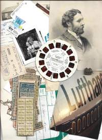 Sekal erä valokuvia etikettejä yms yli 20 kpl erä