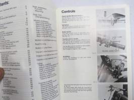 Husqvarna Motorcycles Owner´s Manual from frame no CN 1001 -englanninkielinen perusteellinen käyttöohjekirja, kuvitettu