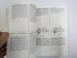 Suzuki RF600R Owner´s Manual - Fahrerhandbuch - Manuel du proprietaire - Uso e manutenzione -käyttöohjekirja, monikielinen, ei suomi, julkaistu joulukuussa 1992