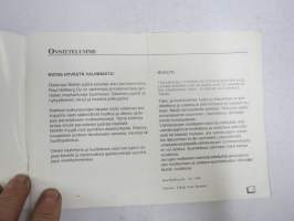 Nishiki polkupyörän omistajan käsikirja (käyttöohjekirja)