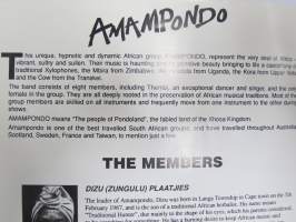 Amampondo - feel the pulse of Arfrica -esite