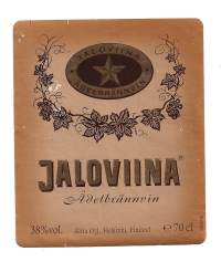 Jaloviina  Yhden tähden 70 cl    - viinaetiketti