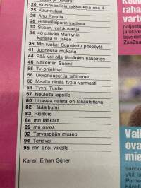 Me Naiset 1978 nr 44 (2.11.), Silvia, Anu Panula, Rinkelileipurin kotona (Vera Resenkov), Seppo Ruohonen, Mustiala, neljäkymmentä päivää Marilynin kanssa 9.osa