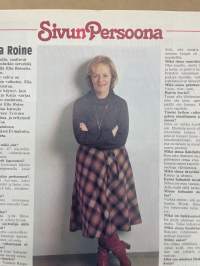 Me Naiset 1978 nr 50 (14.12.), Sivun persoona - Eila Roine, Saarijärven keisari - Väinö Rautiainen, Illan kuningattaret (Linnan juhlat), Bergmanin Syyssonaatti