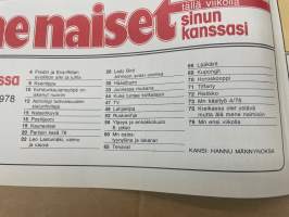 Me Naiset 1978 nr 4, Fredi ja Eeva-Riitta, Pirkko Mannolan vaikein rooli, Leo Lastumäki, Anne Pohtamo ja Jacques, Sivun persoona Seppo Tamminen