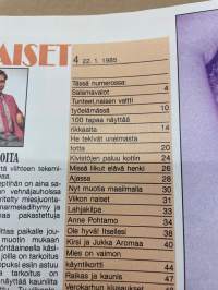 Me Naiset 1985 nr 4 (22.1.), Tamaran häät, Anne Pohtamo, 100 tapaa näyttää rikkaalta,  Tommy Taberman, Kirsi ja Jukka Aromaa, Marjatta Hietarinta, Ritari Ässä