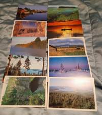 Luontokortteja kulkemattomia ** 95 kpl. Suuri osa Luonto-liiton julkaisuja