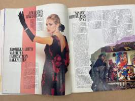 Me Naiset 1985 nr 5 (29.1.), Katriina ja Veikko Vuoristo, Vateva, erotiikka, Olen viikonloppuäiti